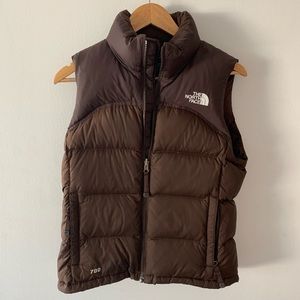 Brown North Face Vest (Women’s XS)